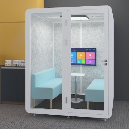 Sheet Metal Frame 2-4 People Soundproof Booth