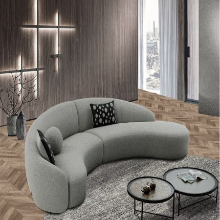 Imitation SKYE Curved Sofa 4-5 Seater (Custom Colors & Sizes)