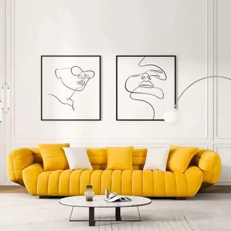 Tactile Style Upholstered Sofa 2-4 Seater (Custom Colors & Sizes)