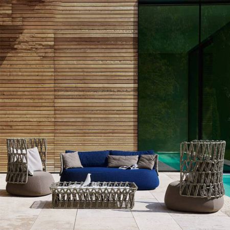 Butterfly Fat Outdoor Sofa Model A
