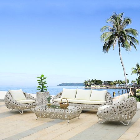 Couture Curved Outdoor Sofa