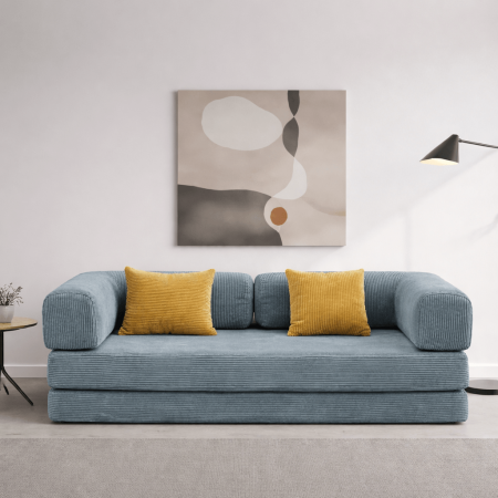 Convertible Modular 2 Seater Sofa Bed