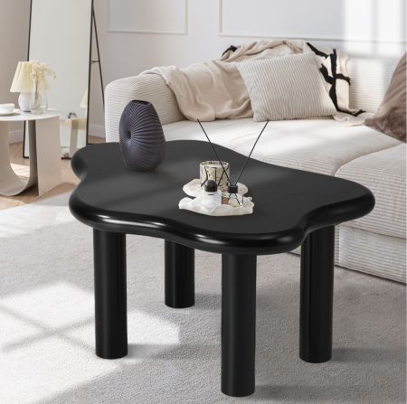 Coffee Table Side Tables Black Irregular