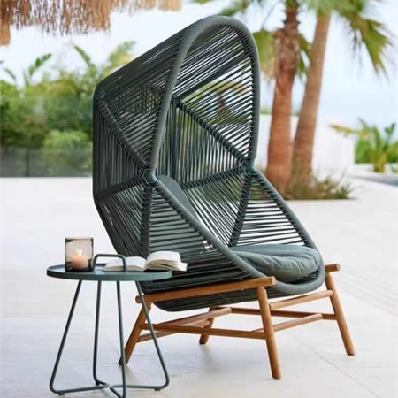 Outdoor Aluminium PE Rope Hive Chair/Hanging Chair More Colours are Customisable
