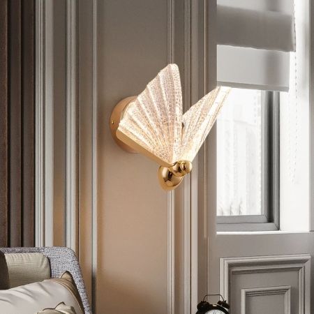 Modern Butterfly Acrylic LED Wall Light Wall Sconce