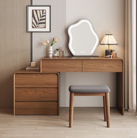 Aurelia Modern Vanity & Dresser Set with Mirror and Chair