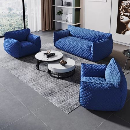 3D Fabric Fat Sofa 1-3 Seater