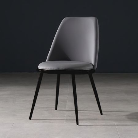 2PCS Modern Italian Style PU Leather Dining Chair Set Of 2 Model NC917