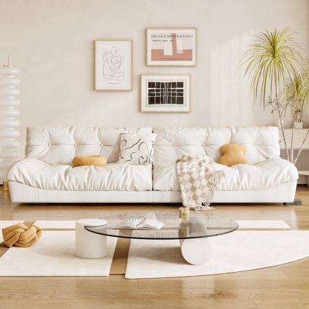 Milano Style Sofa 1-4 Seater With Ottoman (Custom Colors & Sizes)
