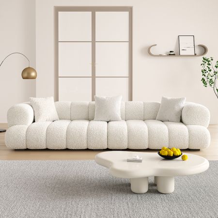 Scandinavia Style Caterpillar Sofa 1-4Seater (Custom Colors & Sizes)