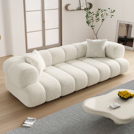 Scandinavia Style Caterpillar Sofa 1-4Seater (Custom Colors & Sizes)