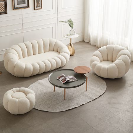 Iconic Pumpkin Sofa With Ottoman 1-4 Seater (Custom Colors & Sizes)