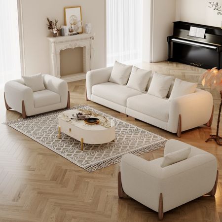Postermodern Soft Bay Style Sofa 1-3 Seater (Custom Colors & Sizes)