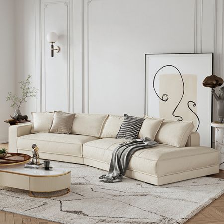 European Style Lux Upholstered Sofa 4-8 Seater (Custom Colors & Sizes)