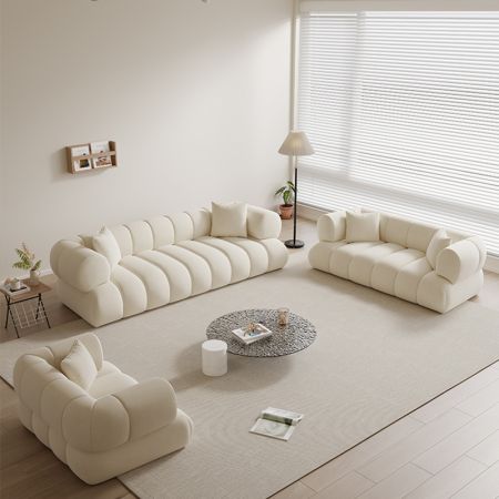Bouncy Cubes Sofa 1-3 Seater & L Shape (Custom Colors & Sizes)