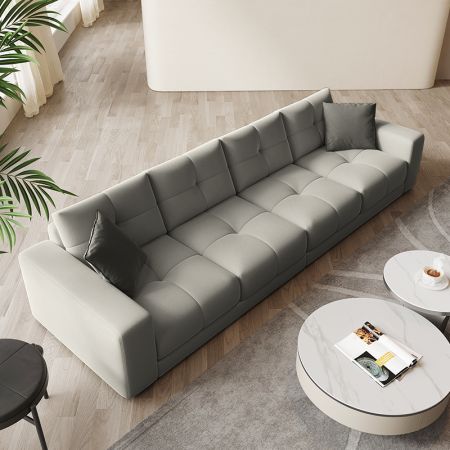 Italian Style Square Bread Sofa 1-3 Seater (Custom Colors & Sizes)
