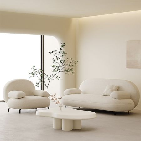 Modern Scandinavia Macaroon Style Sofa 1-3 Seater (Custom Colors & Sizes)
