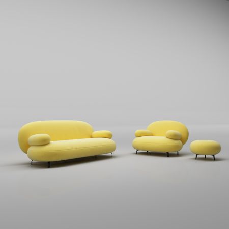 Modern Scandinavia Macaroon Style Sofa 1-3 Seater (Custom Colors & Sizes)