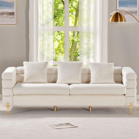 Upholstered Linear Pipe Square Sofa More Colours Materials Sizes Customisable