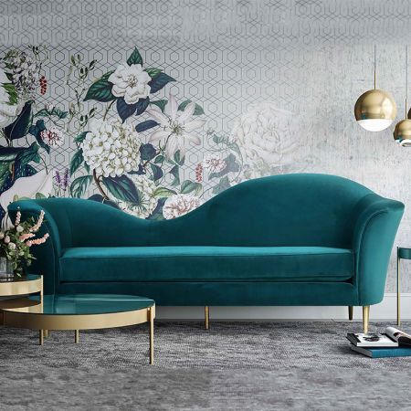 Piano Curved Sofa 1-3 Seater (Custom Colors & Sizes)