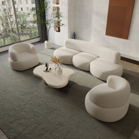 Modern Cloud Style Sofa 1-3 Seater (Custom Colors & Sizes)