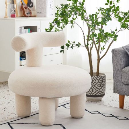 Y-Shape Upholstered Accent Chair More Materials and Colours Customisable