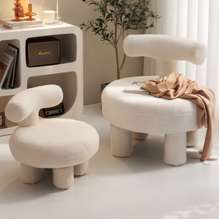 Y-Shape Upholstered Accent Chair More Materials and Colours Customisable
