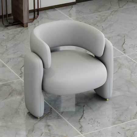 Embrace Upholstered Round Accent Chair Armchair More Materials and Colours Customisable
