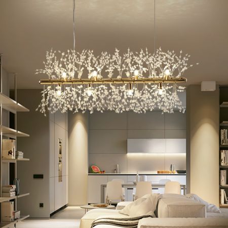 Romantic Star Galaxy Stainless Steel Crystal Chandelier (8-16 Heads)