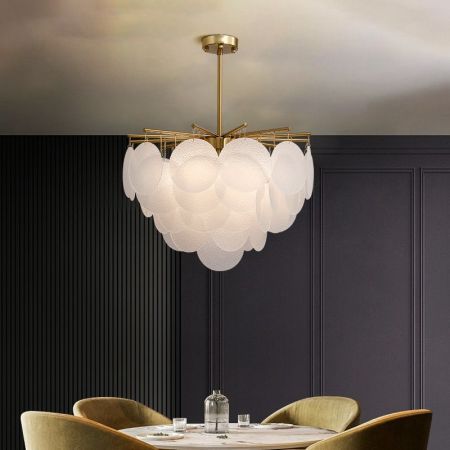 Modern Cloud Style Glass Chandelier (6-8 Heads)