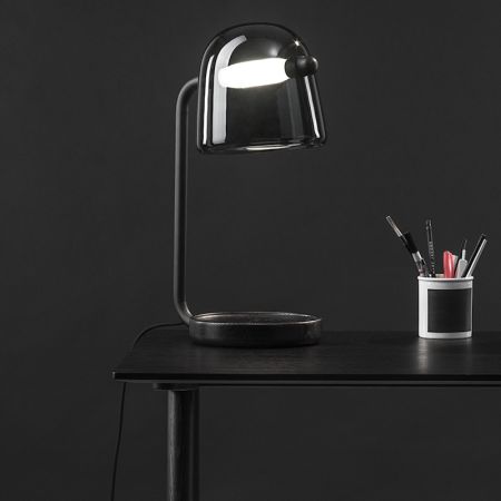 Vintage Glass Table/Desk Lamp