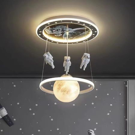 Astronaut Planet Dimmable LED Chandeliers/Close to Ceiling Lights