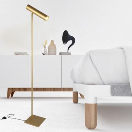 Minimalist Modern Gold Touch Floor Lamp