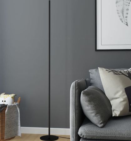 Minimalist Gold Black LED Floor Lamp