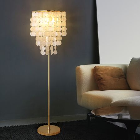 Modern Shell Tied Floor Lamp