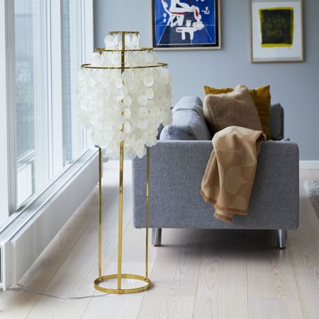 Modern Shell Tied Floor Lamp