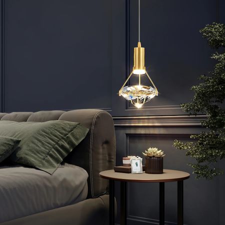 Raindrop Gold Ceiling Pendant Light/Chandeliers 1/3/5 Heads Multi-Heads Customisable