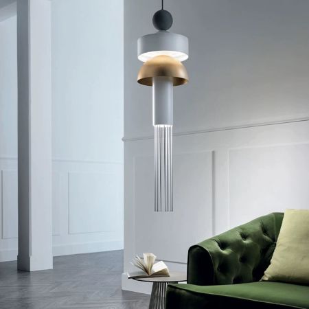 Designer Metal Glass Icon XL Pendant Light Multi-Heads Customisable