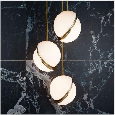 Split Globe Pendant Lights