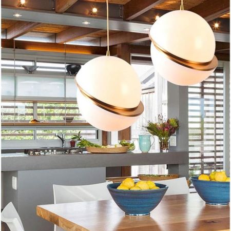 Split Globe Pendant Lights
