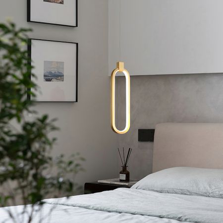 Metal Oval Pendant Light Multi-Heads Customisable