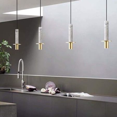Minimalist Marble Pendant Lights