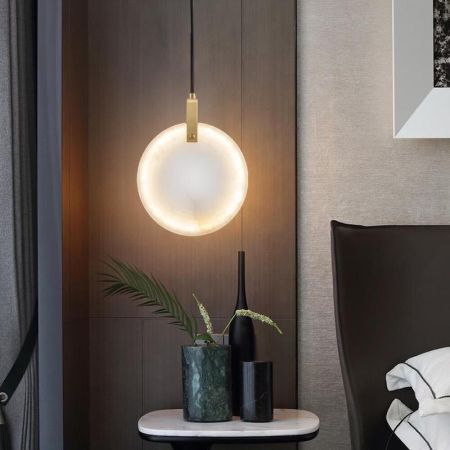 Natural Stone Pendant Lights Multi-Heads Customisable