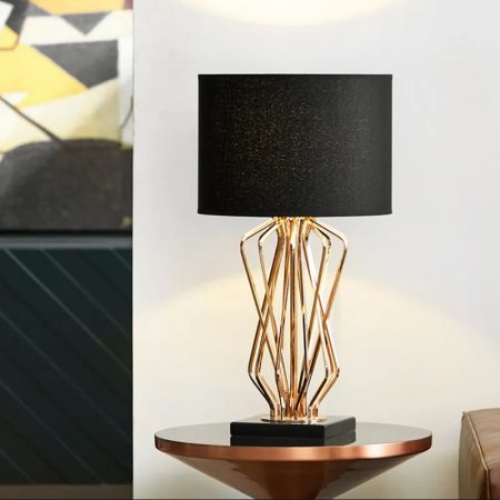 Frances Brushed Bronze Table/Desk Lamp