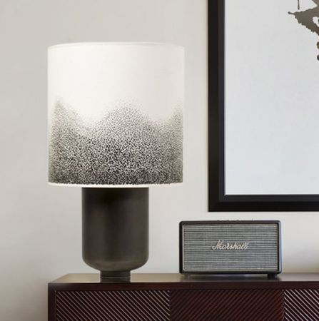 Metal Base Torch Style Table/Desk Lamp