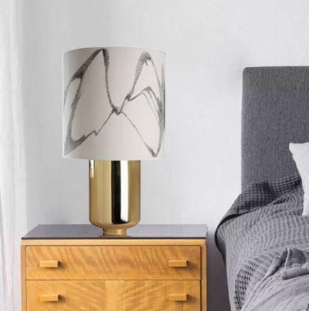 Metal Base Torch Style Table/Desk Lamp