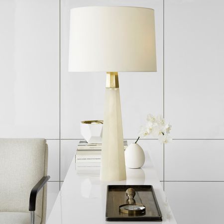 Marble Torch Table/Desk Lamp