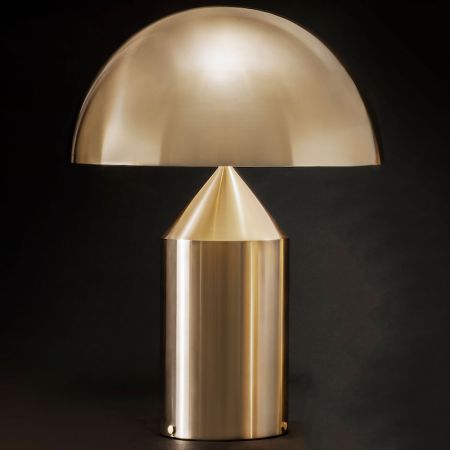  Metal Satin Table/Desk Lamp Gold/White/Black