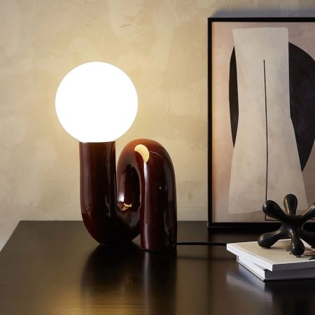 Resin Glass Ball Art Décor Table/Desk Lamp