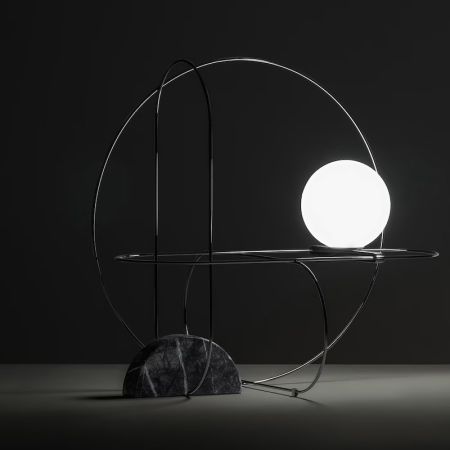 Vintage Geometric Style Table/Desk Lamp 